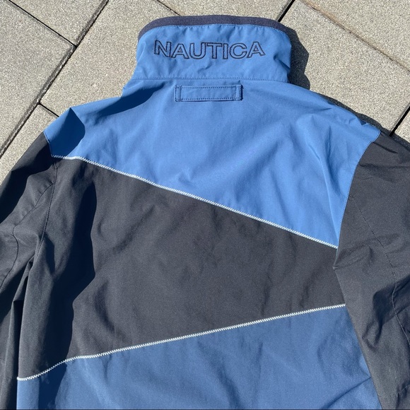Nautica Blue and Black Full-zip Jacket - size M - Picture 5 of 8